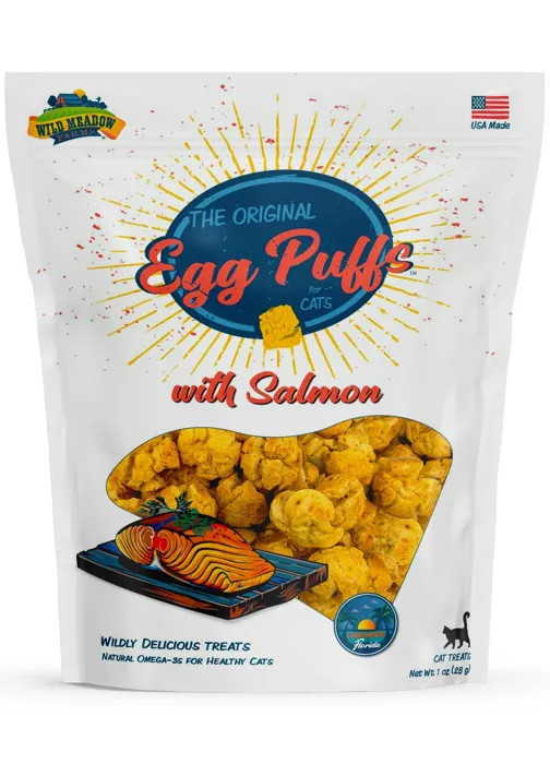 Wild Meadow Farms Cat Egg Puff Salmon 1-oz