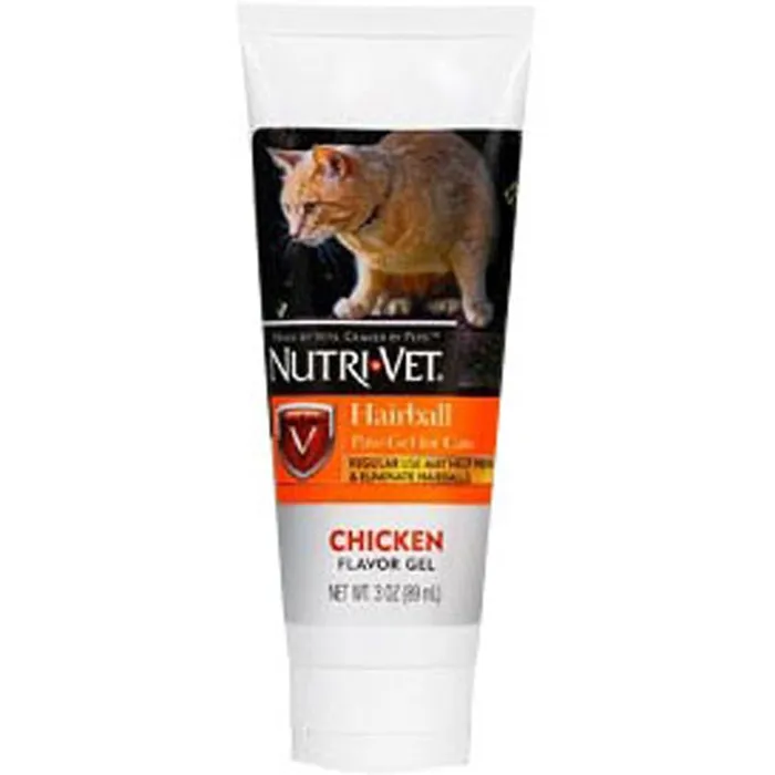 Nutri-vet Hairball Paw-gel For Cats 3 Oz