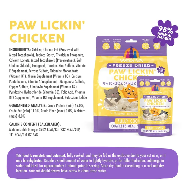 Weruva Cat Fd Paw Lickin Chicken 1-oz