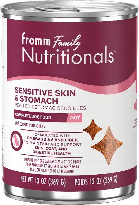 Fromm Dog Can Nutritionals Sensitive Skin & Stomach Pate 13 Oz 12/case