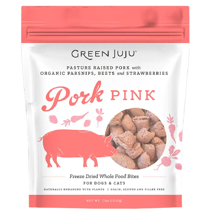 Green Juju Pork Pink Fd Whole Food Bites 7.5-oz