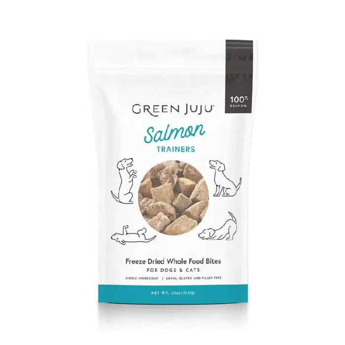 Green Juju Dog Freeze Dried Training Salmon 3-oz