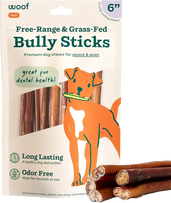 Woof Bullysafe Chew Pure Collagen 5-pack 6-in