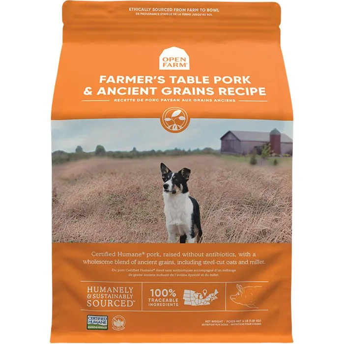 Open Farm Dog Ancient Grain Pork 22-lb