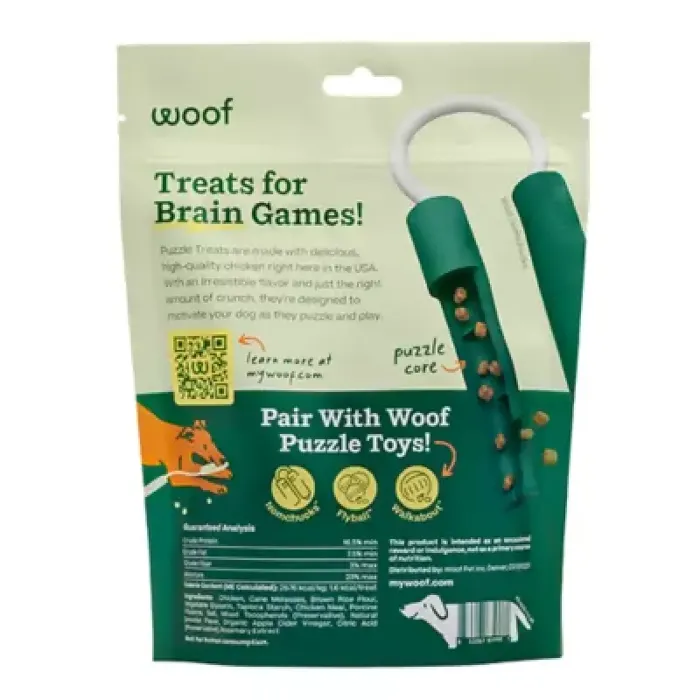 Woof Dog Treat Forager Puzzle Treats 5-oz