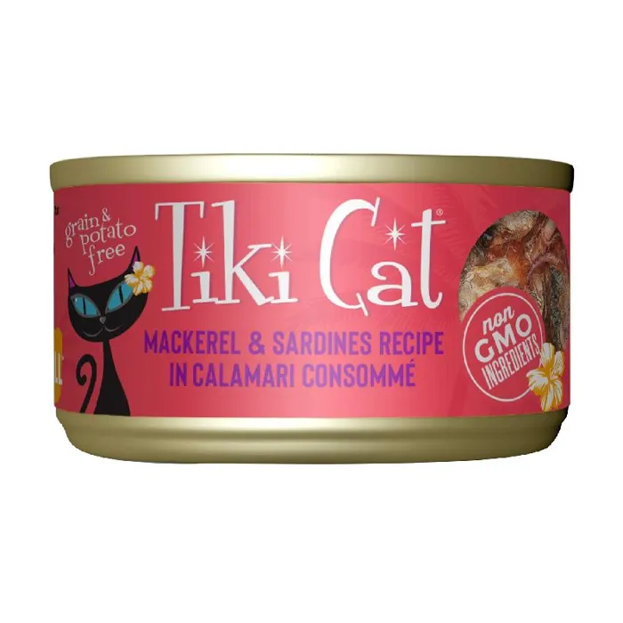 Tiki Mackerel/sardine/calamari 2.8 0z
