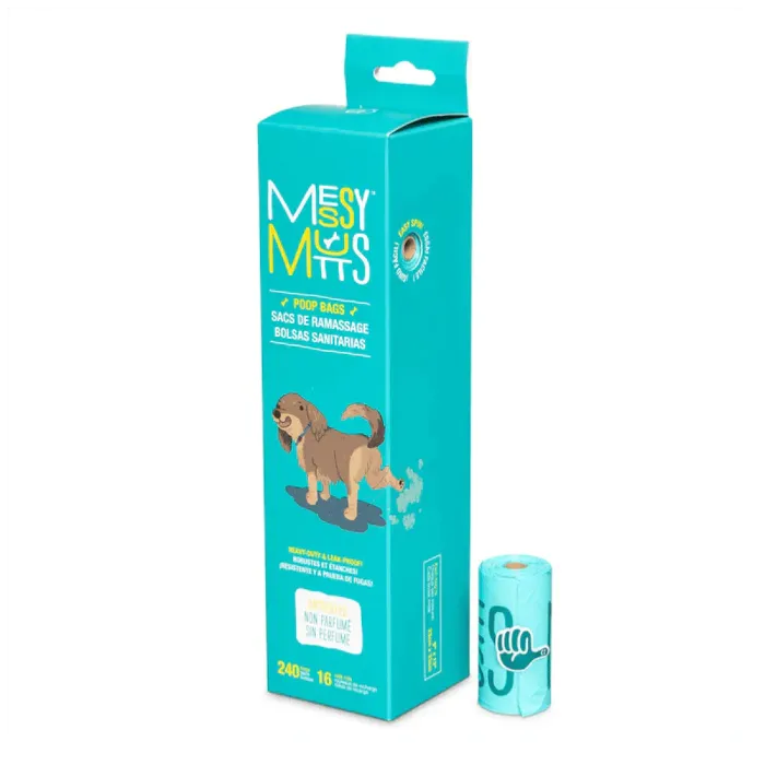 Messy Mutts Advanced Biorecycle Poop Bags 240-pk