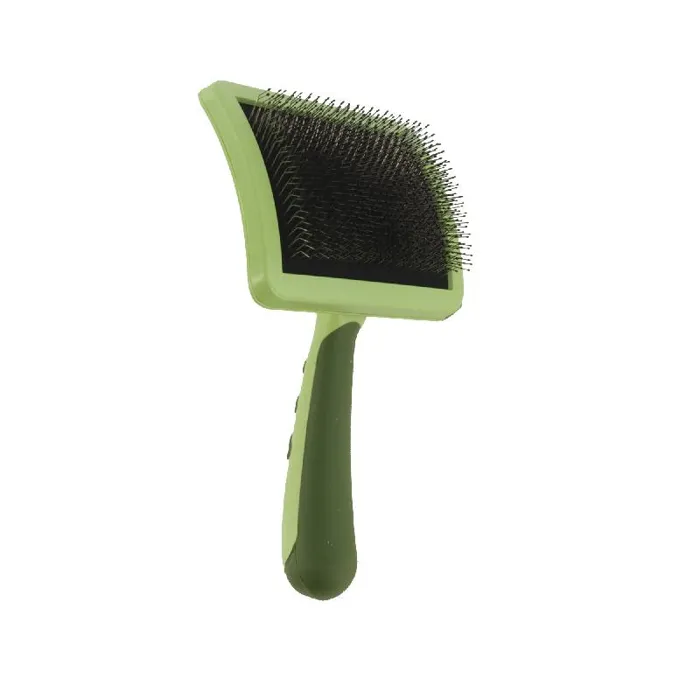 Safari Curved Firm Slicker Brush For Dogs Large