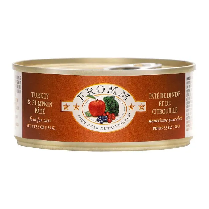 Fromm Four-star Can Cat Turkey & Pumpkin 5.5-oz
