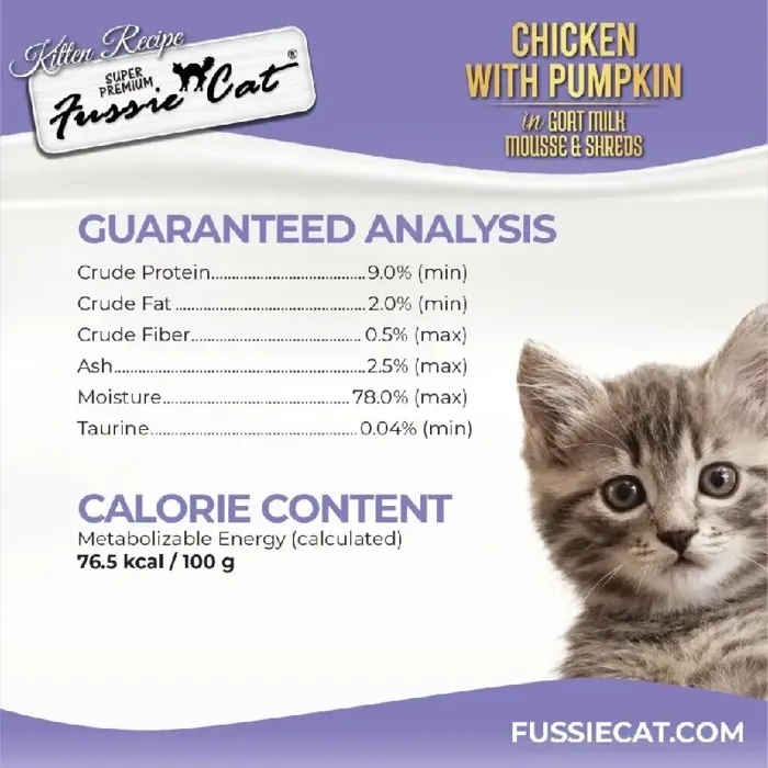 Fussie Cat Kitten Chicken