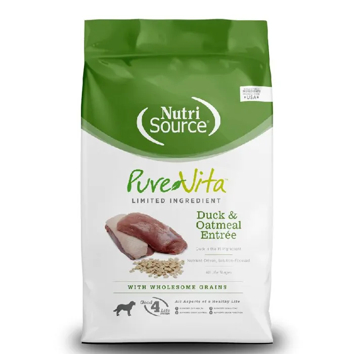 Pure Vita Dry Dog Duck & Cranberry 25-lbs