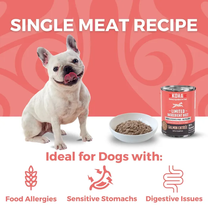 Koha L.i.d. Salmon Entree For Dogs 13-oz