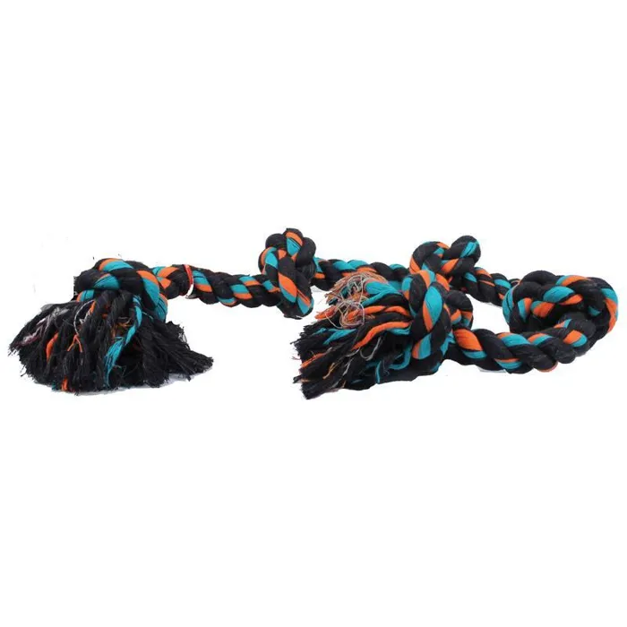 Flossy Chews Three Knot Tug Multi X-large
