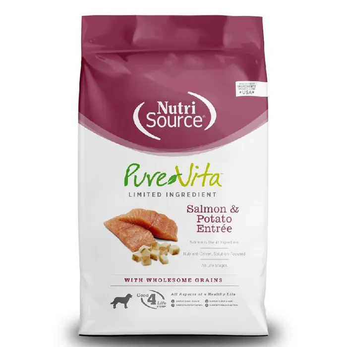 Pure Vita Dog Lid Salmon & Kale 25-lb