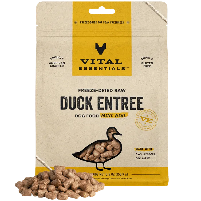 Ve Fdr Duck Entree Dog Food - Mini Nibs 14-oz