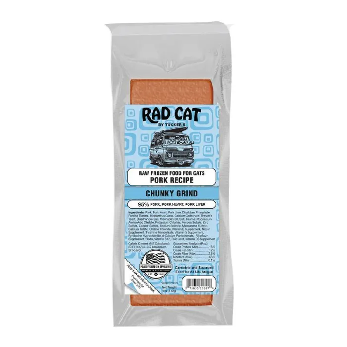 Rad Cat Frozen Chunky Pork 6 oz