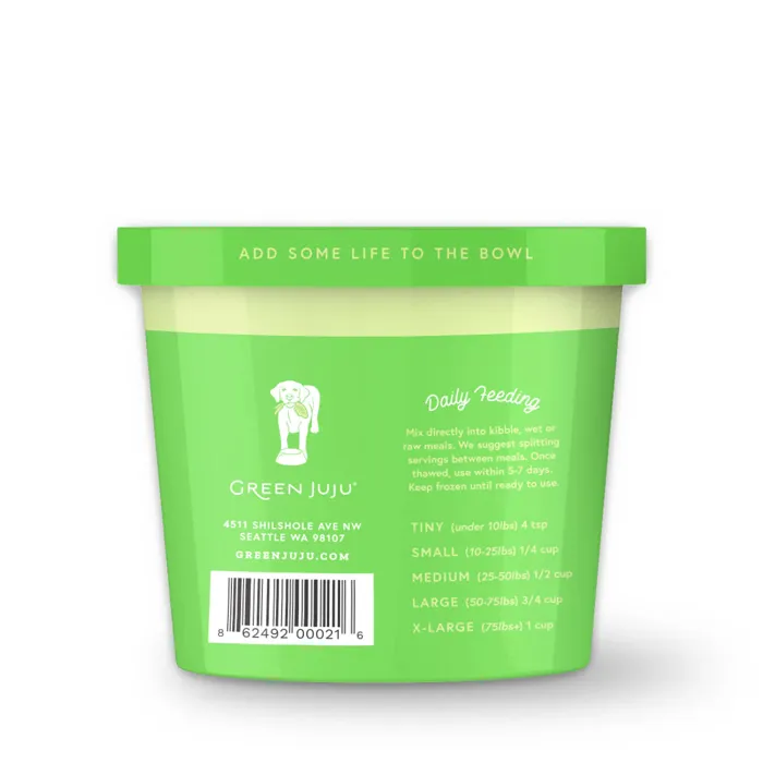 Green Juju Frzn Supplement Food Toppers Just Greens 15-oz