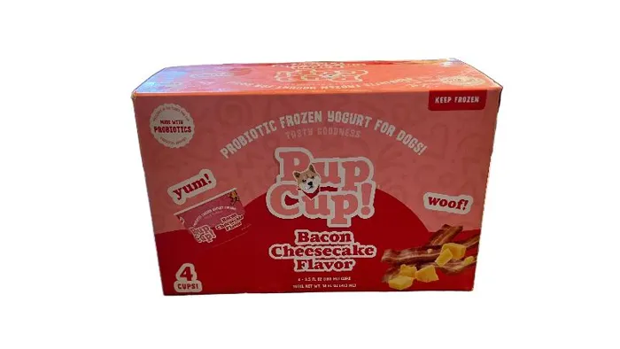 Pup Cup Frozen Yog Bcn Chzck 3.5oz 4pk