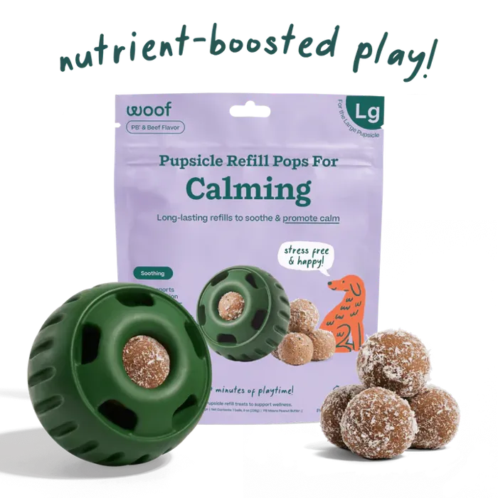 Woof Pops Beef Calming Xl 12-oz