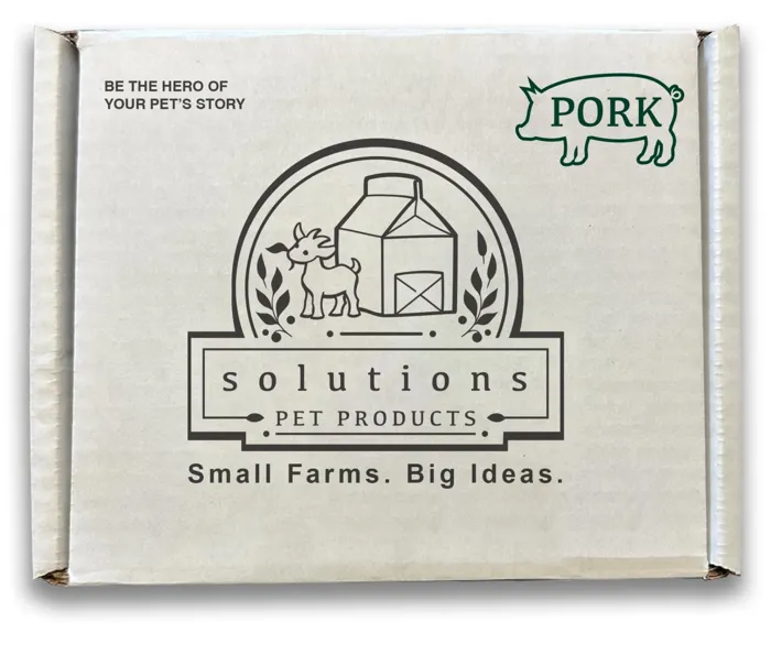 Solutions Dog Frozen Pork Patties 6-lb