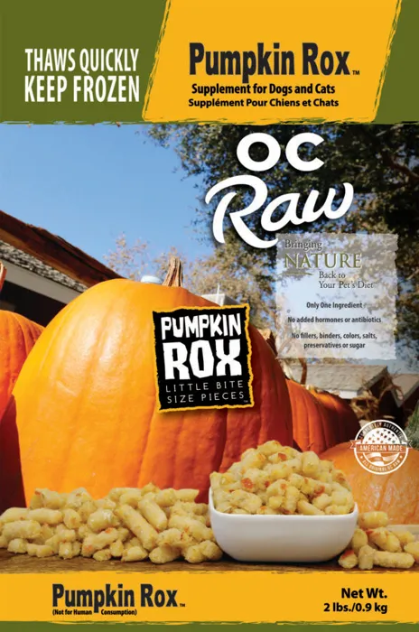Oc Raw Dog Frozen Pumpkin Rox 2-lbs