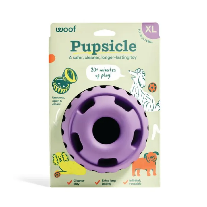 Woof Pupsicle Toy Lavender Xlarge