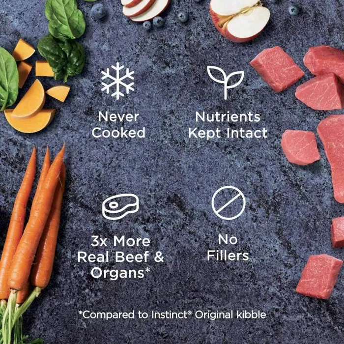 Instinct Frozen Raw Signature Patties Beef Recipe 6-lbs