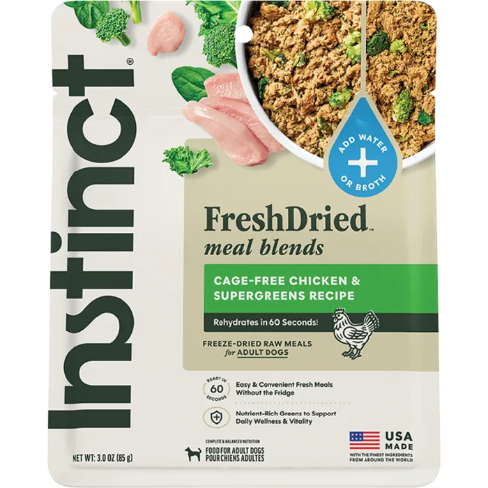 Instinct FreshDried FD Chicken & Supergreens 3oz