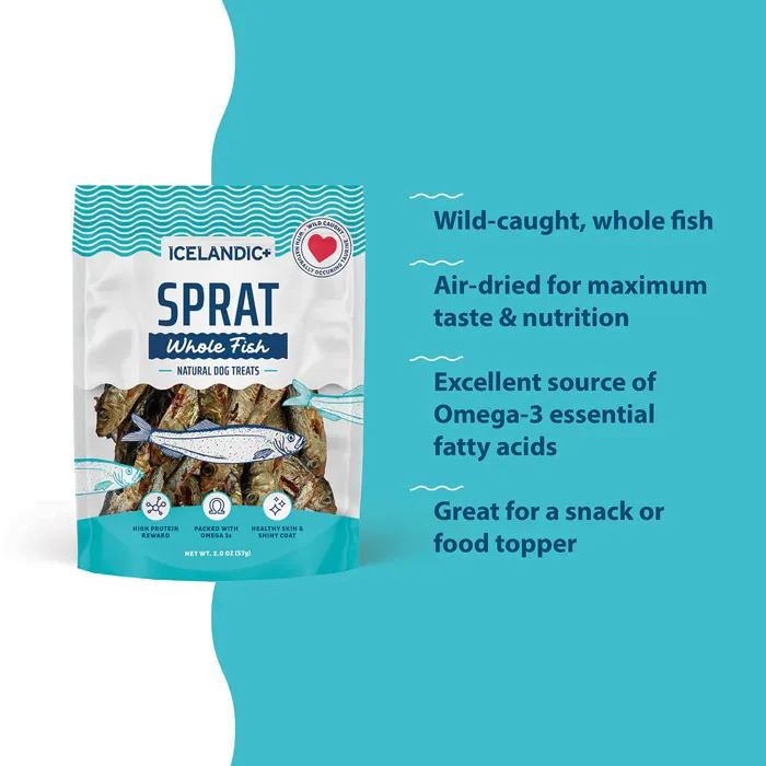 Icelandic+ Dog Treat Sprats Whole 2 oz