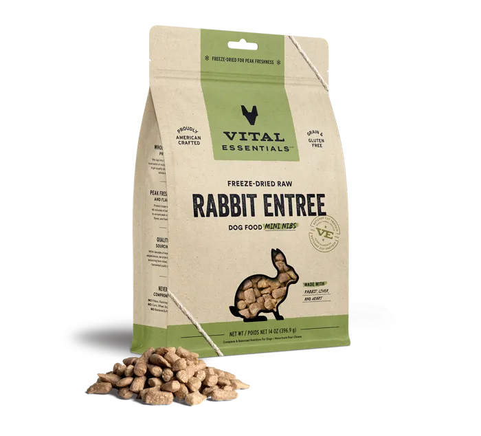 Ve Fd Rabbit Mini Nibs Freeze-dried 14-oz