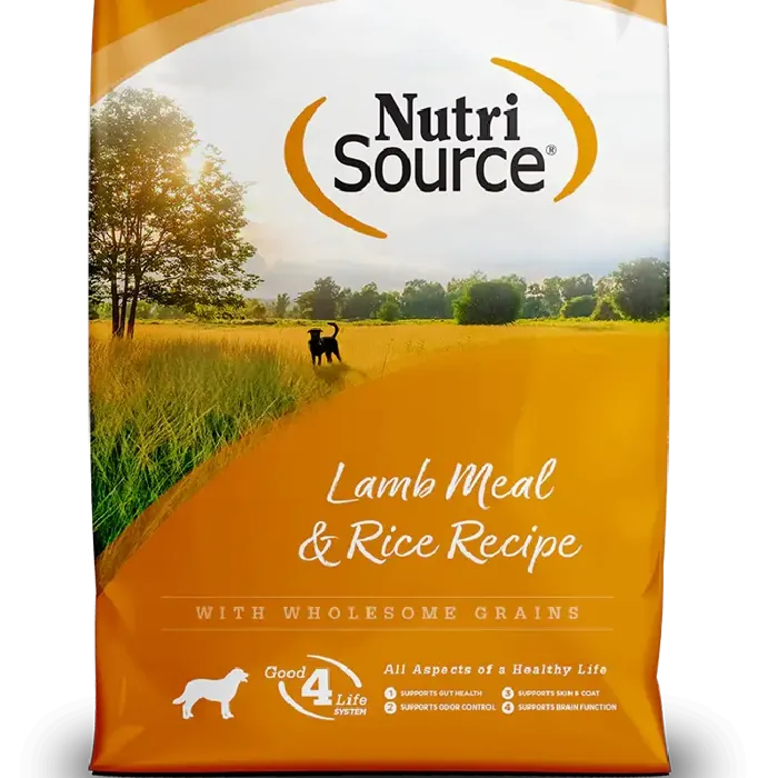Nutrisource Dog Adult Lamb & Rice 4-lb