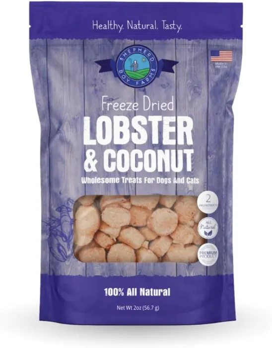 Shepherd Boy Farms Lobster & Coconut Treats 2-oz