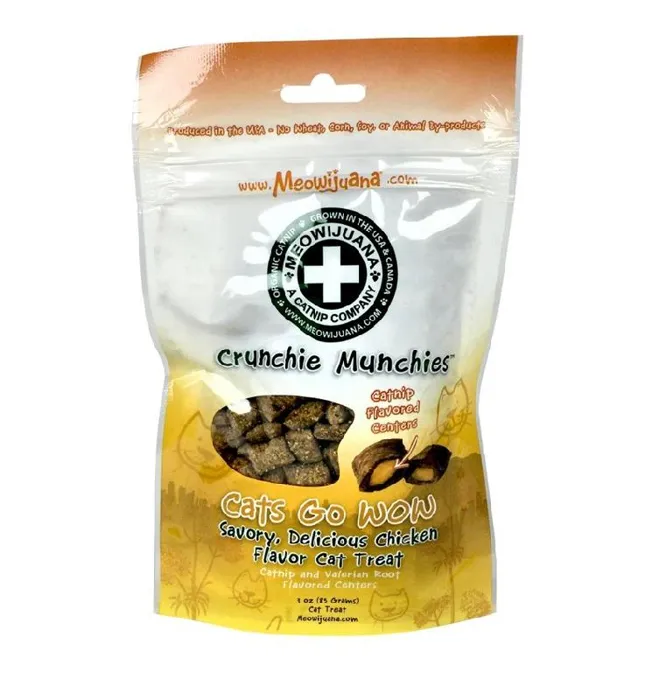Meowijuana Treat - Crunchie Munchie Chicken 3oz