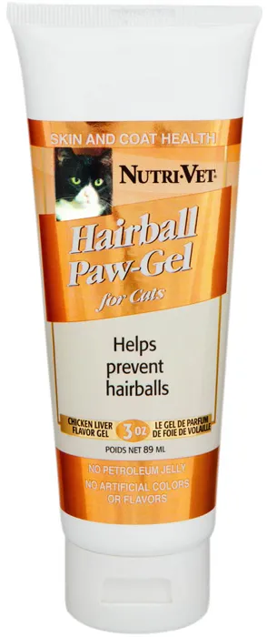 Nutri-vet Hairball Paw-gel For Cats 3 Oz