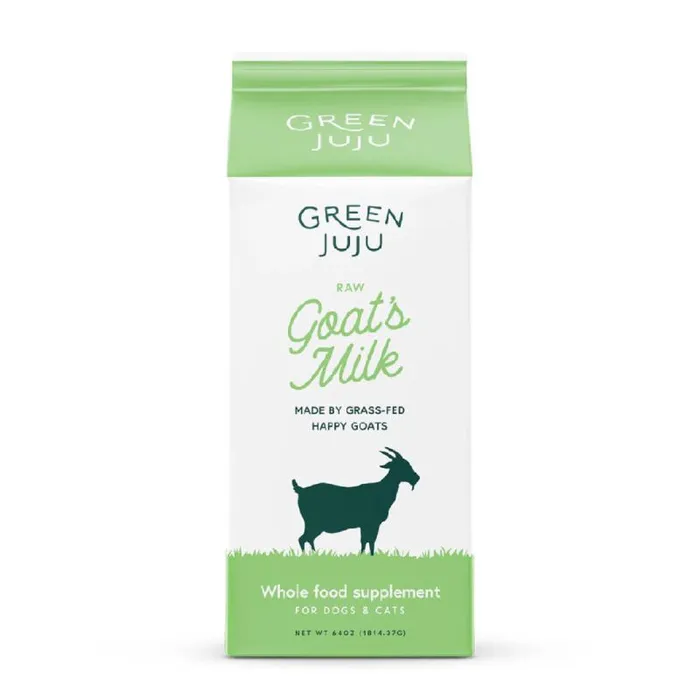 Green Juju Raw Goat's Milk Whole Food Supplement For Dogs & Cats 64-oz