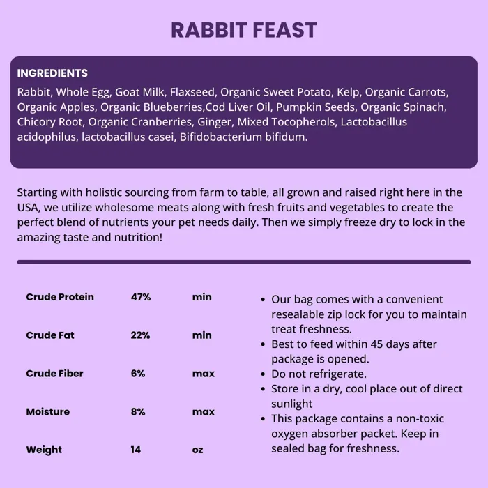 Shepherd Boy Farms Fd Rabbit Recipe 14-oz