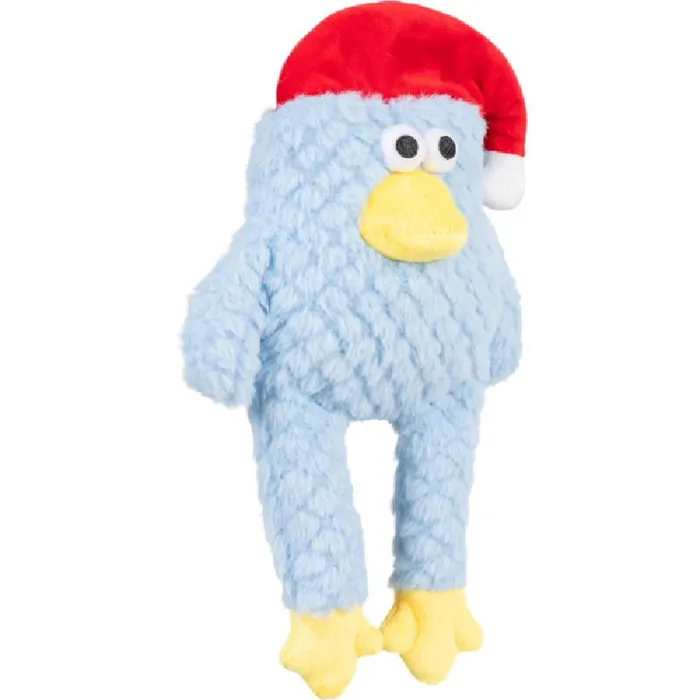 Growl Holiday Dog Toy Xmas Block Heads Penguin