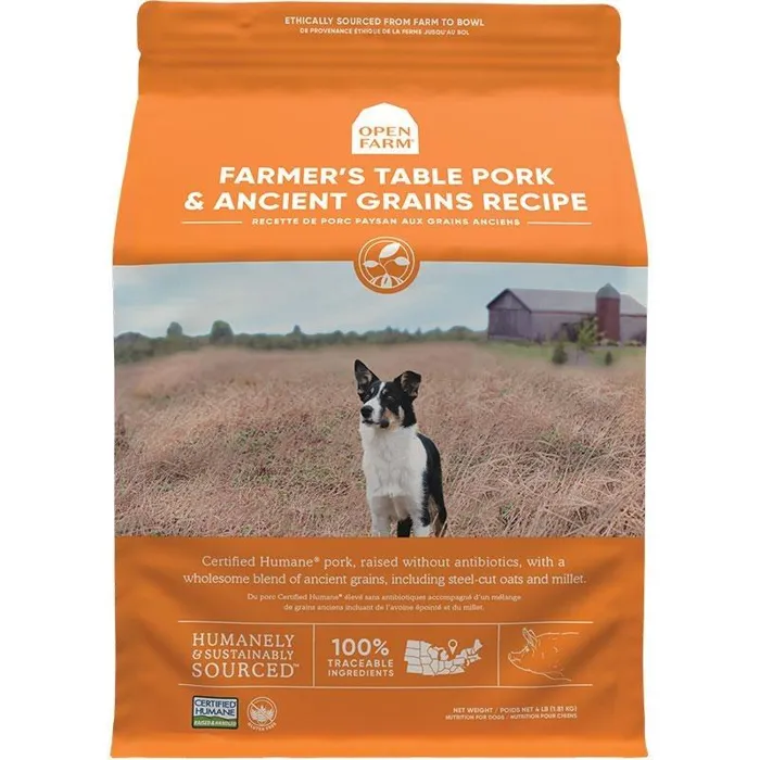 Open Farm Dog Ancient Grain Pork 22-lb
