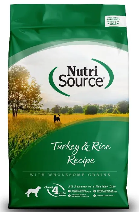 Nutrisource Turkey & Rice Recipe 12-lb
