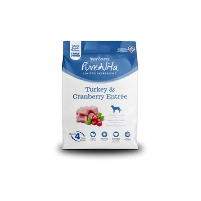 PureVita Dog Lid Turkey & Cranberry 4-lb