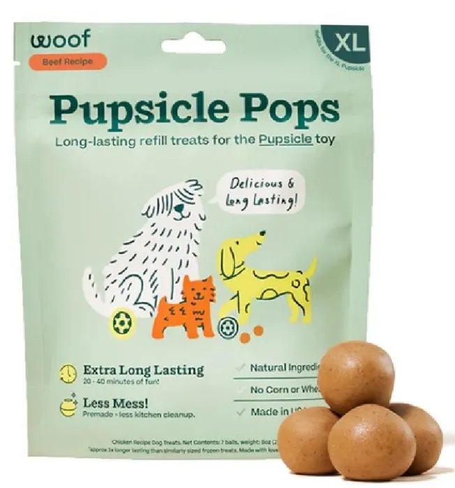 Woof Pupsicle Beef Pops Xl