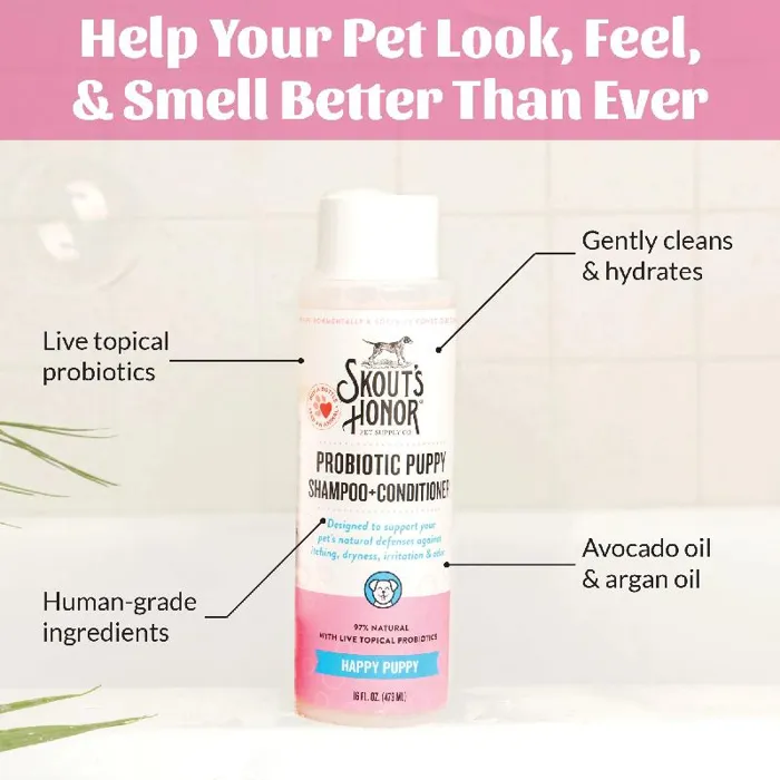 Skout's Honor Puppy Shampoo Conditioner 16-oz
