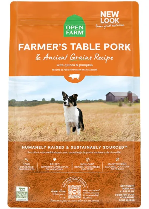 Open Farm Dog Ancient Grain Pork 22-lb