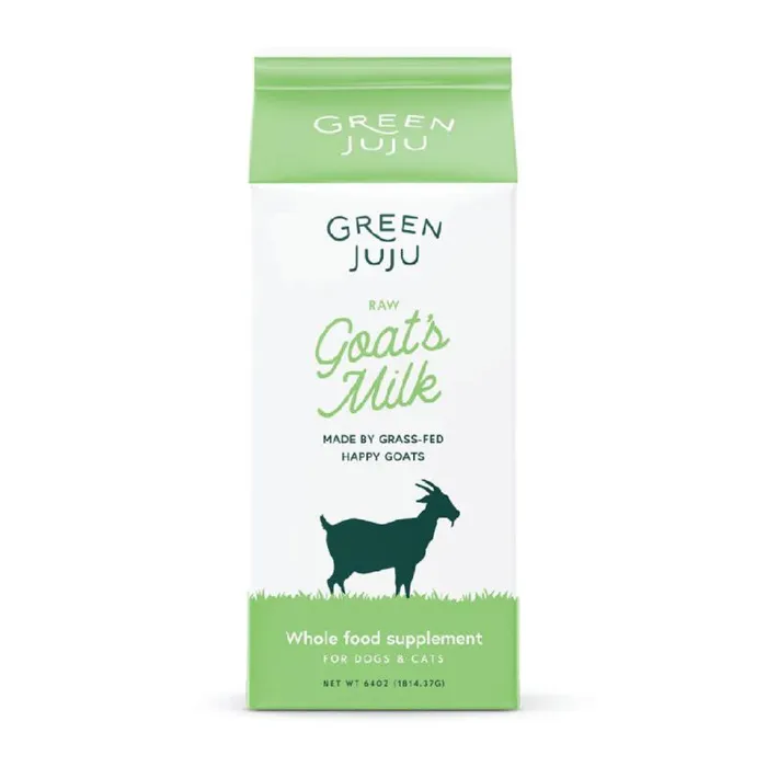 Green Juju Raw Goat's Milk Whole Food Supplement For Dogs & Cats 64-oz