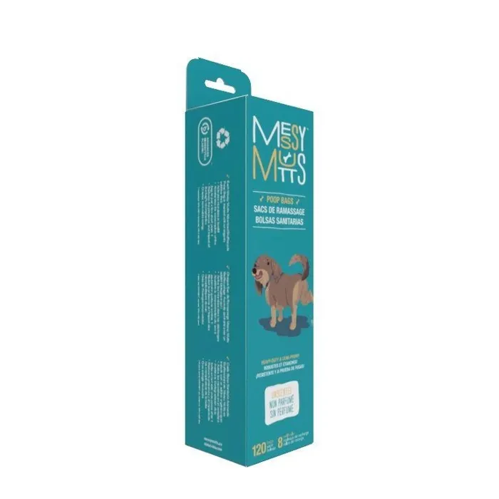 Messy Mutts Advanced Biorecycle Poop Bags 120-pk