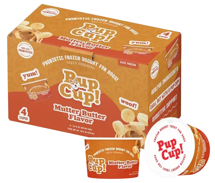 Pup Cup Yog Muttr Bttr 3.5oz 4pk