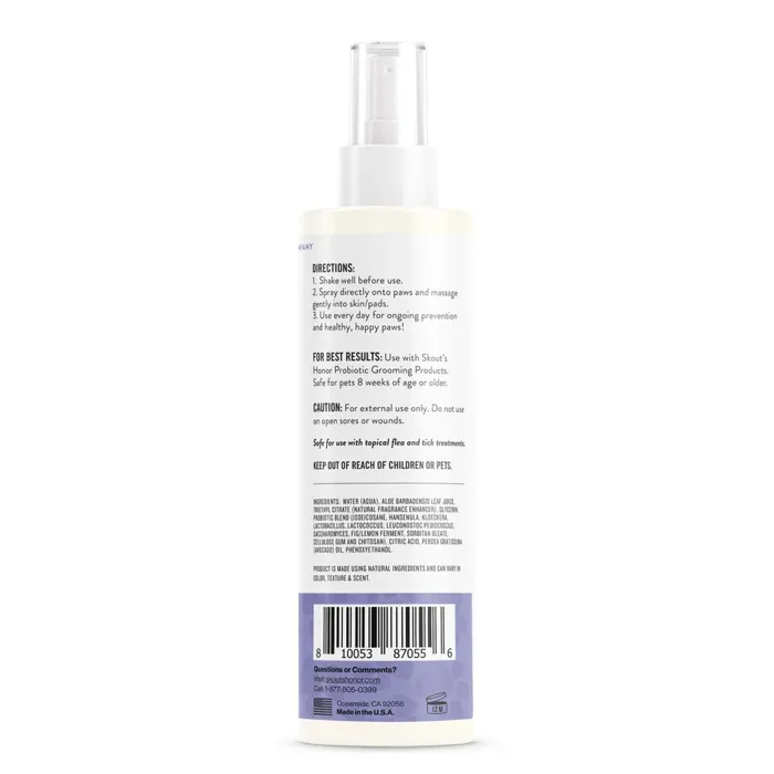 Skout's Honor Probiotic Paw Spray 8-oz