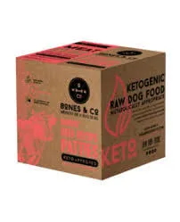 Bones & Co Frozen Raw Dog Food Beef 18-lb