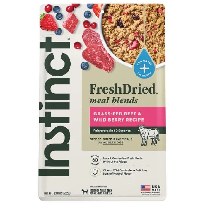 Instinct FreshDried FD Beef & Berries Dog 23oz