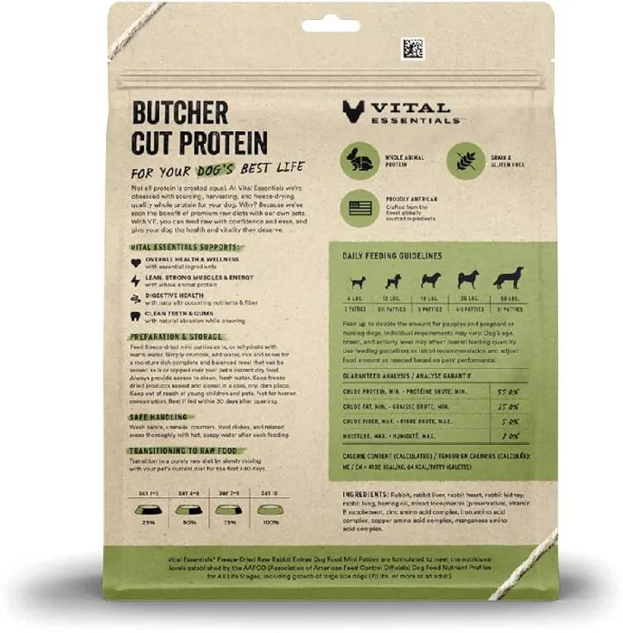 Ve Fd Rabbit Mini Nibs Freeze-dried 14-oz